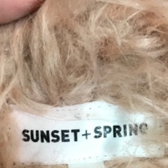 💥STUNNING!💥Pink Faux Mongolian Fur Collar & Lining Glossy Leather Moto Jacket - Picture 14 of 16